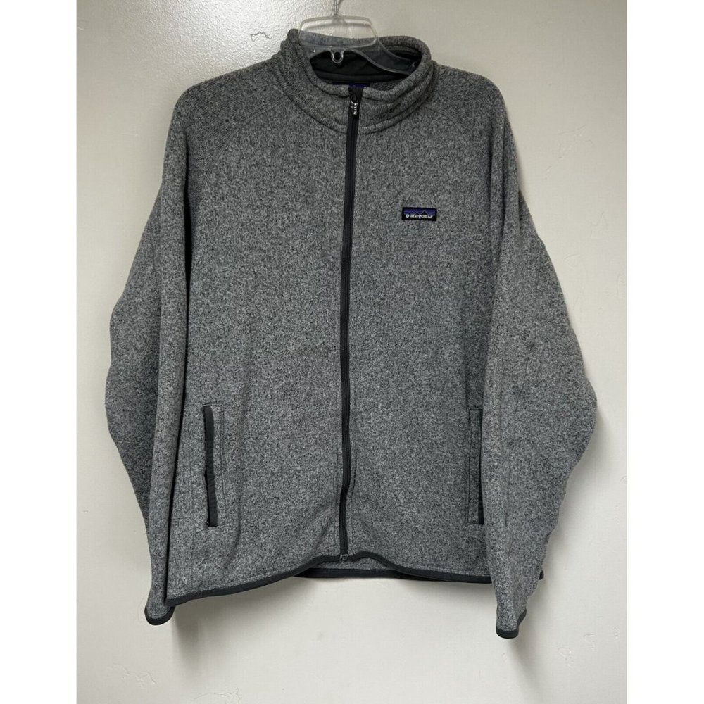 PATAGONIA Better Sweater Full Zip Fleece Jacket Mens XL Gray Style 25526FA14